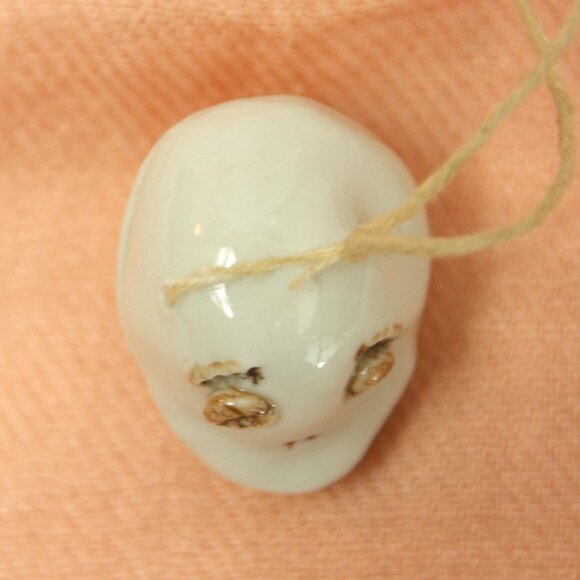 Handmade Ceramic Funny Face Head Chunky Statement Pendant Charm by The Muddler - Picture 5 of 7